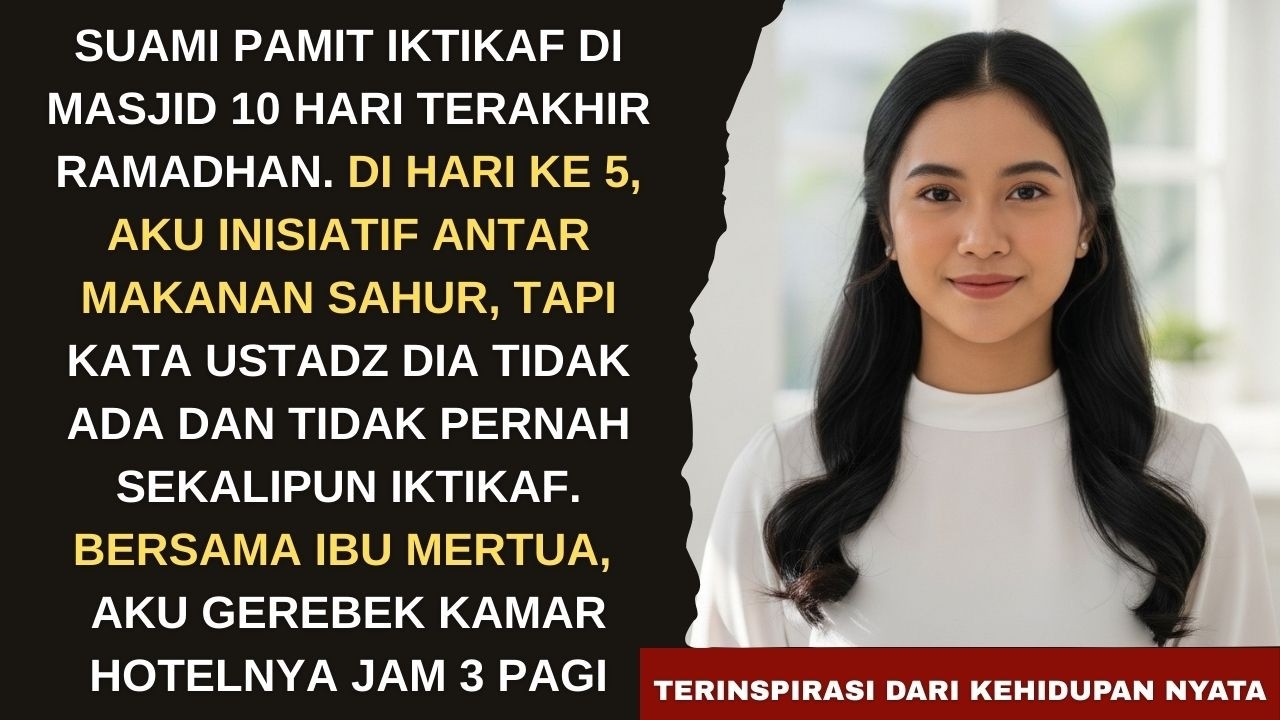 PAMIT IKTIKAF 10 HARI DI MASJID, TERNYATA SUAMI TIDUR SAMA MANTAN PACAR. AKU & MERTUA GREBEK MEREKA