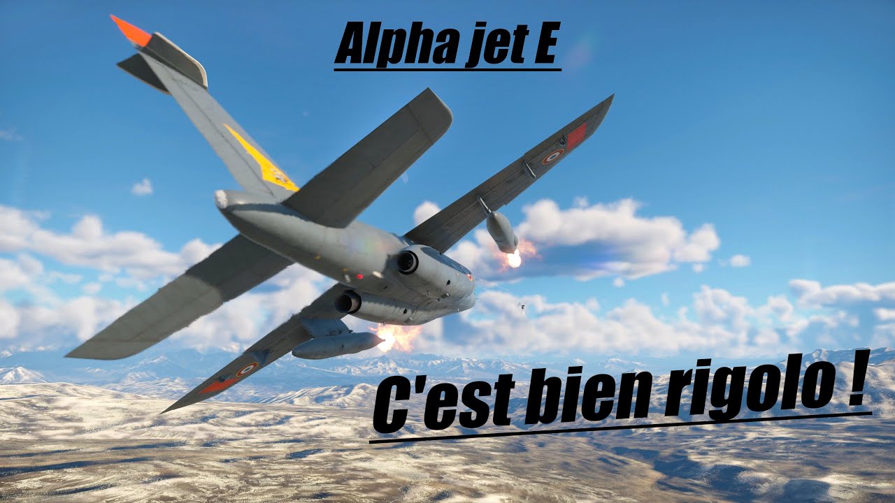 Mon Alpha Jet fait fuir les grenouilles zut de flute !