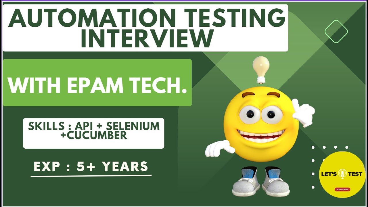 Собеседование по автоматизированному тестированию в EPAM | Навыки: API + Selenium + Cucumber | Зо...