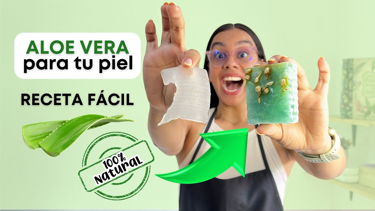 JABÓN con ALOE VERA 🌿✨ Ideal para piel grasa y para vender!