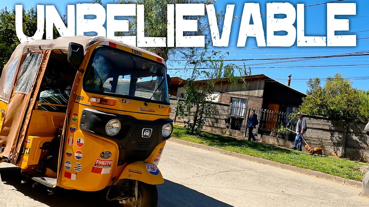 Locals Can't Believe It! TUK TUK in Suburbs of CHILE 🇨🇱​ | S1, EP40