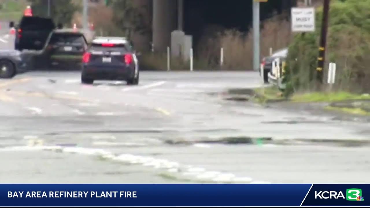 LIVE | Massive refinery plant fire in Bay Area