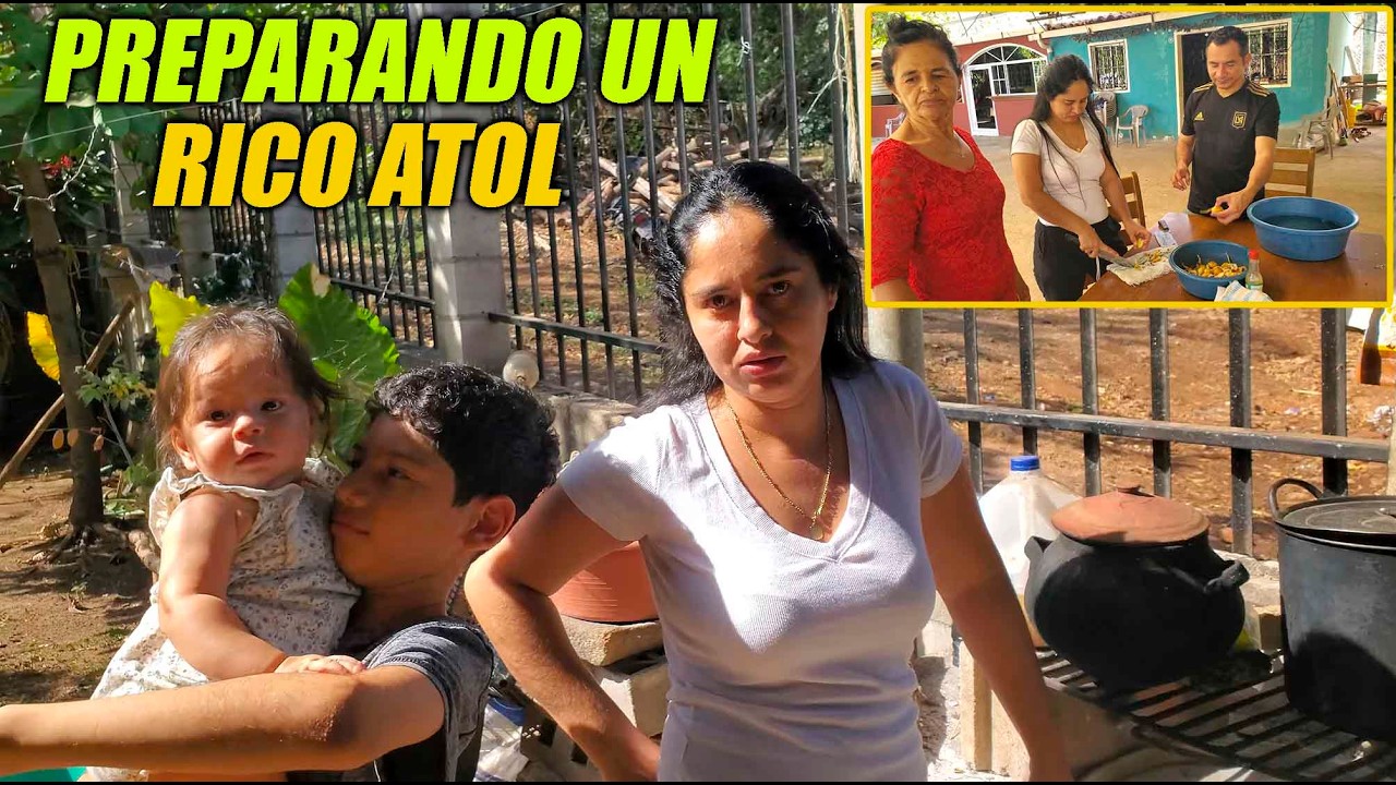 Preparando un rico atol.