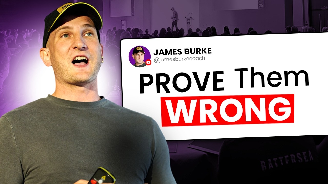 When Life Knocked Me Down, I Got Back Up Stronger - Motivational Speech By James Burke