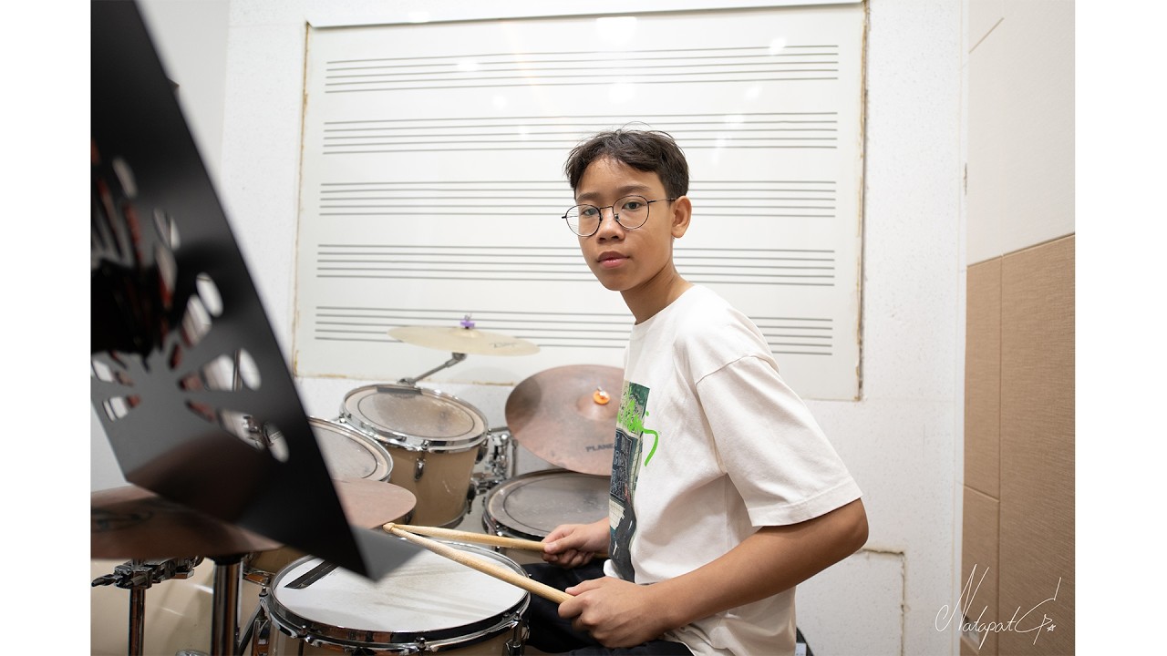 We Will Rock You - Trinity initial (น้องริวจิ drum cover) @Me Skill Up
