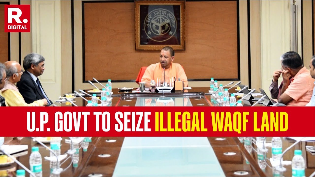 CM Yogi Govt. To Seize Illegal Waqf Land In U.P. After Passage Of Waqf Amendment Bill In Parliament