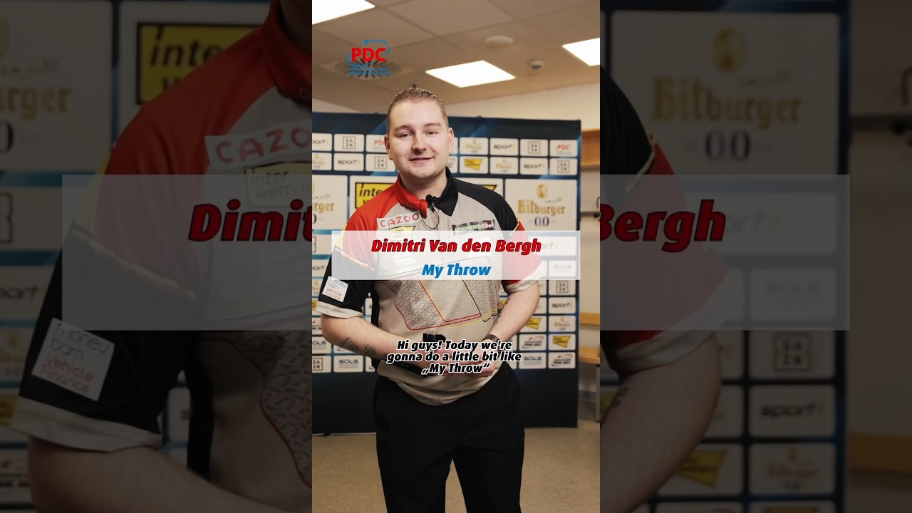 🤌🏽 «Мой бросок» с Дими Ван ден Бергом 🇧🇪 🎯 #pdceurope #darts #mythrow #dimitrivandenbergh
