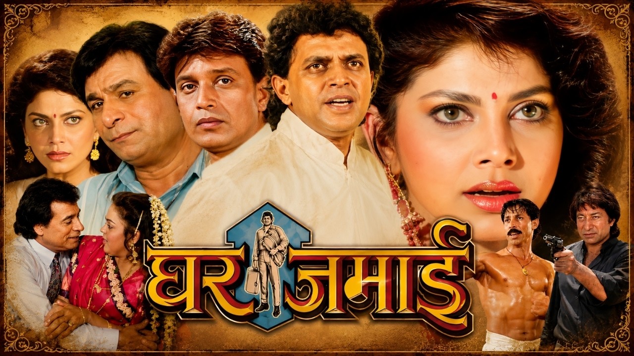 💥 Mithun Chakraborty की सुपरहिट Comedy Movie | Ghar Jamai Full Hindi Movie | Varsha Usgaonkar