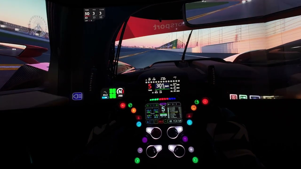 AMS2 POV BMW M Hybrid V8 GTP class victory @ Daytona 24 in 60 mins