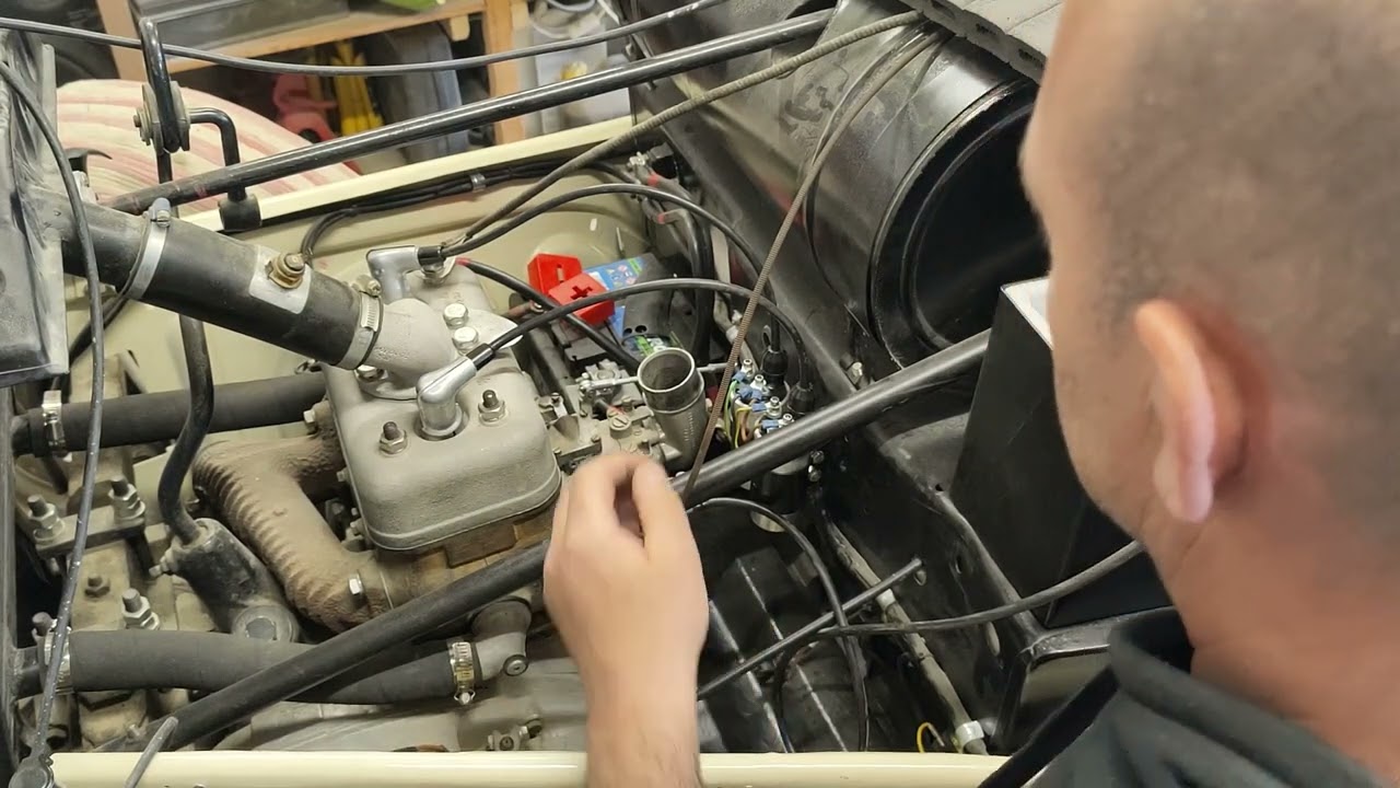 Restoration DKW IFA F8 Cabrio #23 1.Motorstart