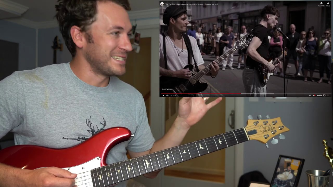 Guitar Teacher REACTS: The Big Push - Wade In The Water / Nina Simone / Trouble So Hard