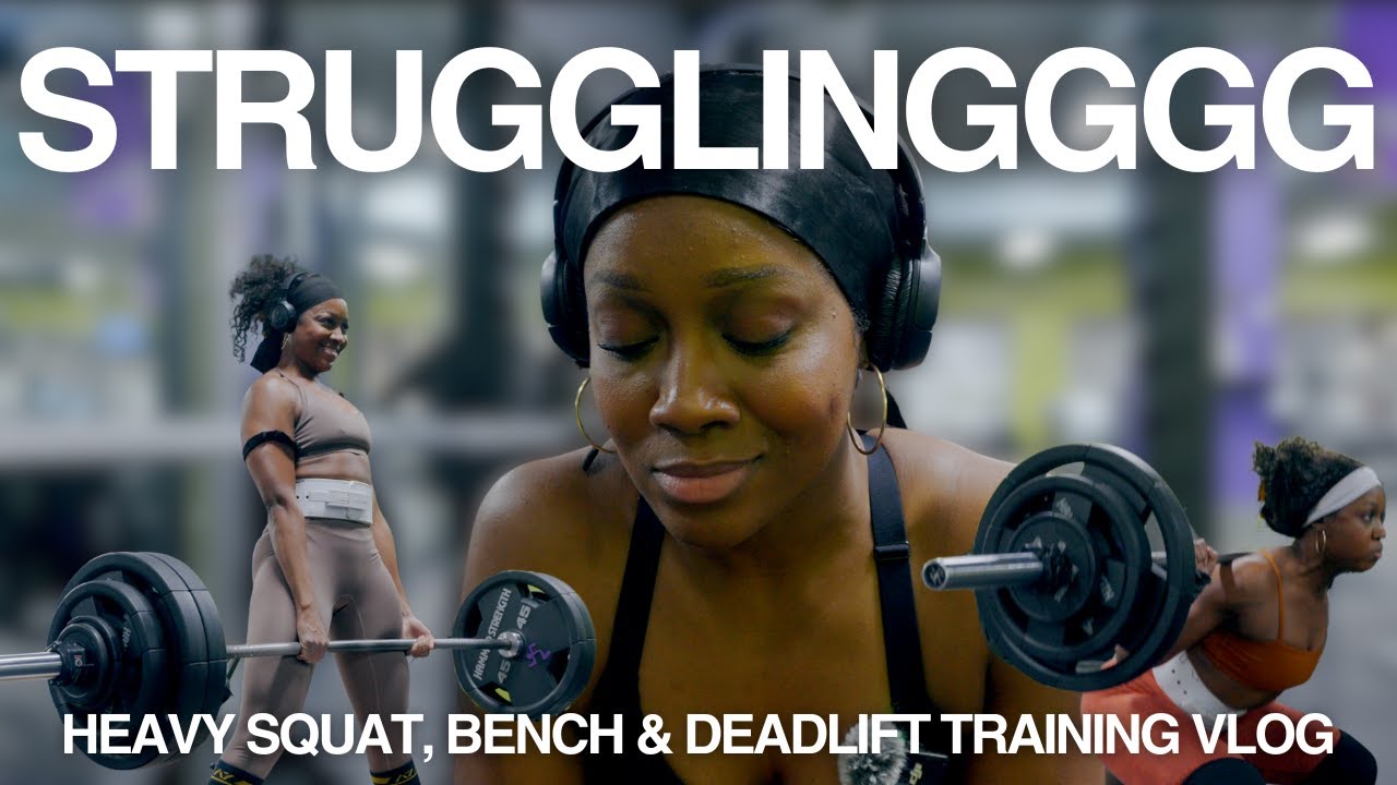 SO NERVOUS! | 125lb Bench PR + 290lb Deadlift | Muscle Mommy Ep. 4