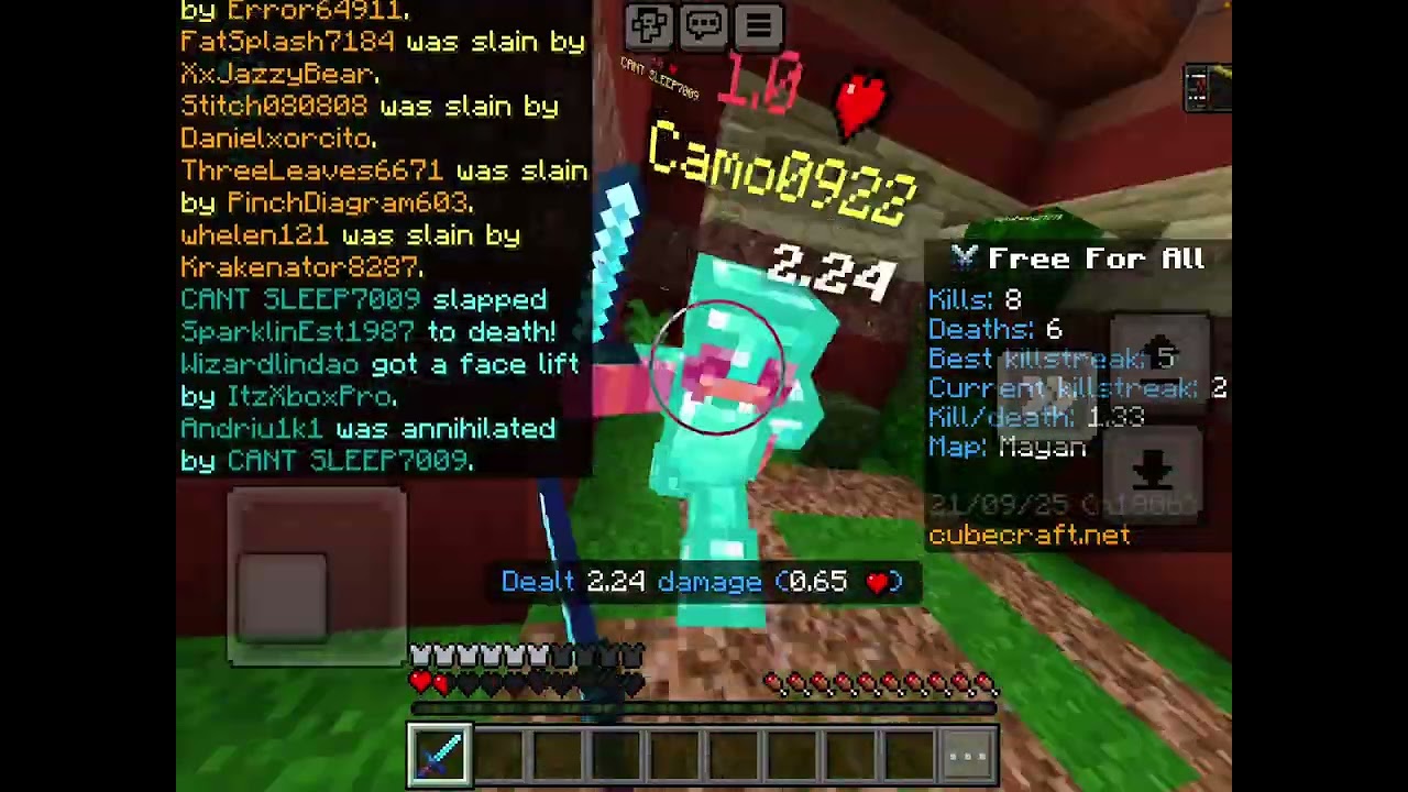 Cubecraft battle arena FFA