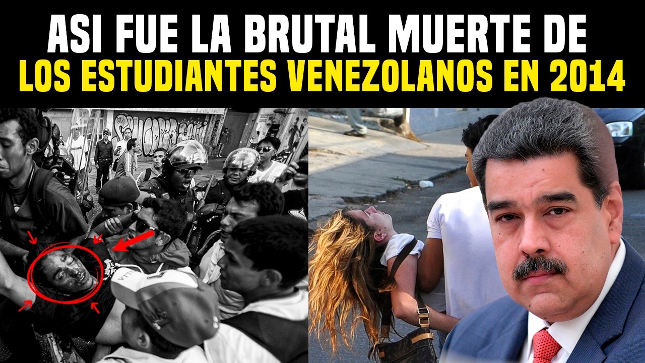 As&iacute; fue la horrible MUERTE de los estudiantes del 2014 EN VENEZUELA
