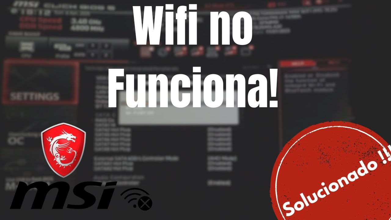NO reconoce las redes Wifi y SI tengo instaldos los Driver de la mother SOLUCIONADO