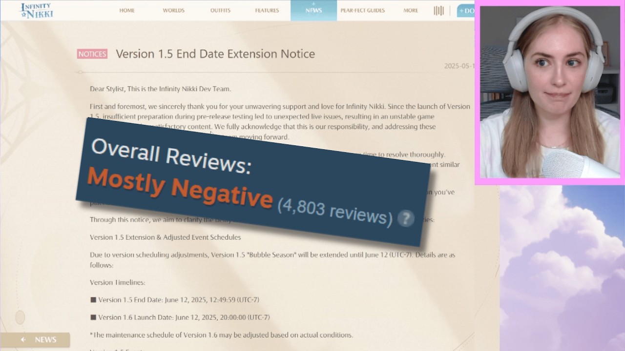 Will players forgive Infinity Nikki? Developer response to 1.5 backlash