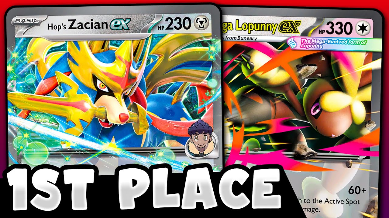 1st Place Zacian & Lopunny Deck Gets CRAZY Wins!