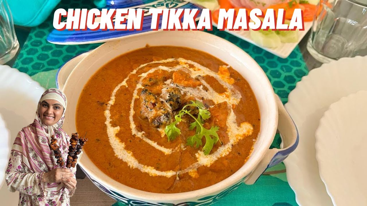 Smokey Chicken Tikka Masala With Vlog | चिकन टिक्का मसाला | How to Make Chicken Tikka Masala at Home