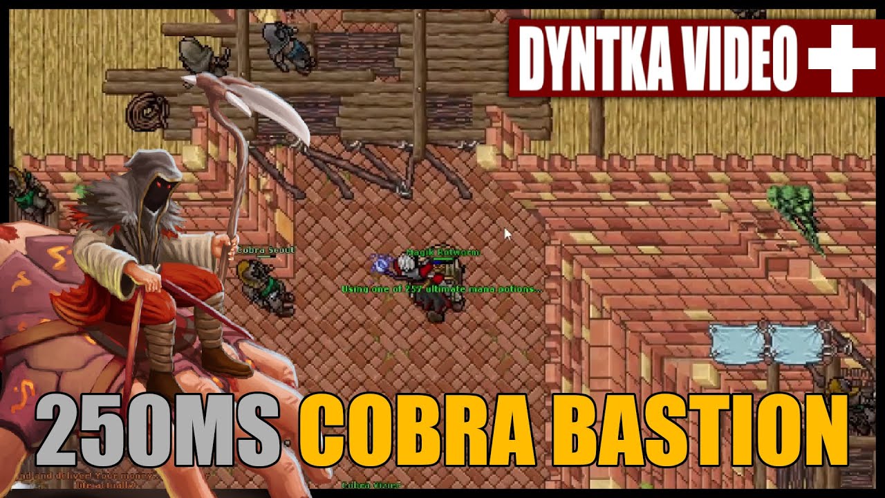 250MS vs Cobra Bastion  | Tibia - DIA - Dyntka Video +