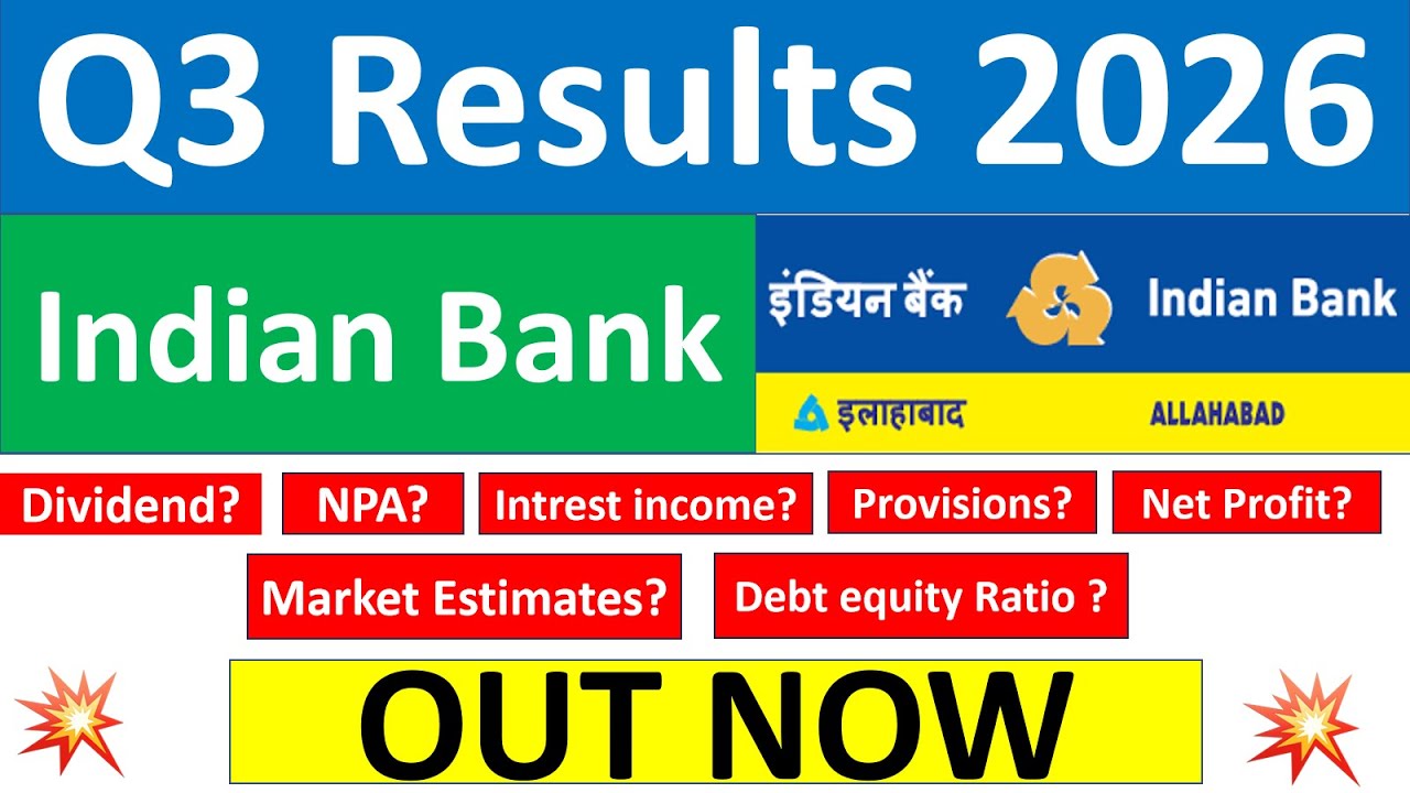 Indian Bank q3 results 2026 | Indian Bank results today | Indian Bank Share News | Indian Bank Share