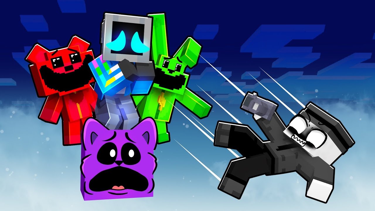 Stalked on Smiling Critters Block in Minecraft!
