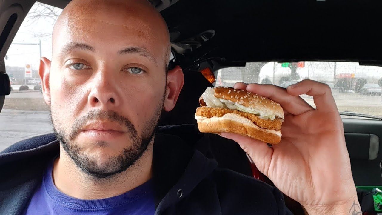 Burger king spicy chicken jr review