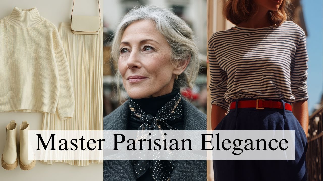 Как одеваться как парижанка после 60: Полное руководство 🇫🇷