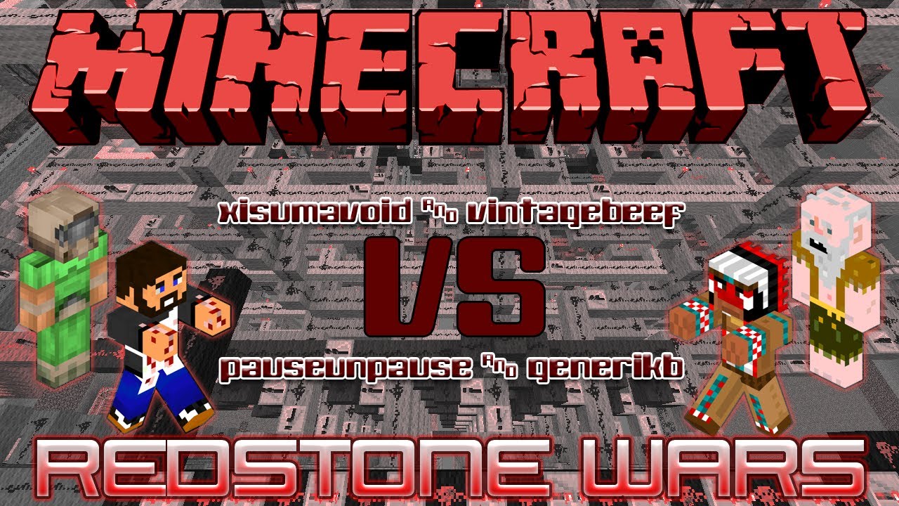 REDSTONE WARS 5 Round 1 - Co-op Puzzles!