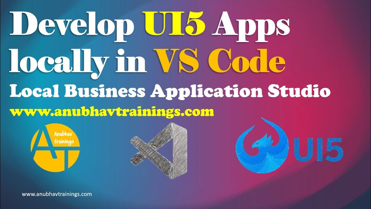 Разработка приложений UI5 локально с помощью VS Code | Локальная работа Business Application Stud...