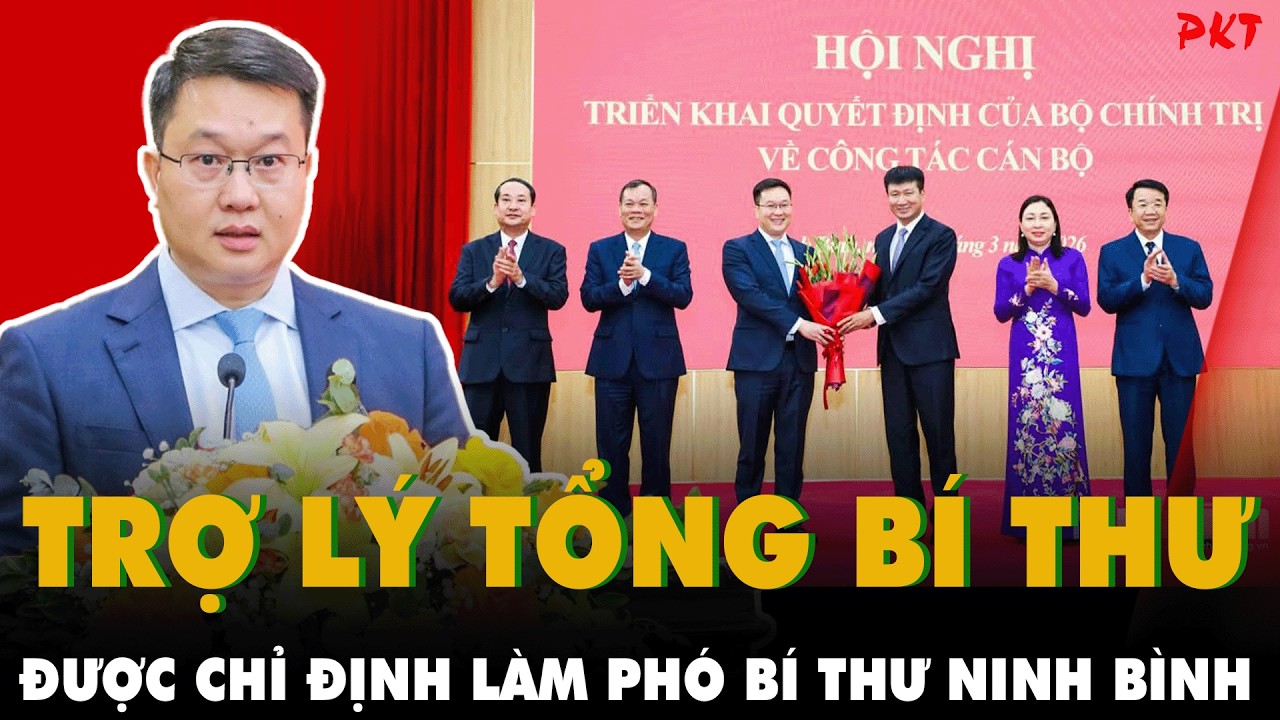 TRÌNH ĐỘ KHỦNG của Tướng trẻ Trần Đăng Quỳnh -TRỢ LÝ TBT TÔ LÂM được chỉ định Phó Bí thư Ninh Bình