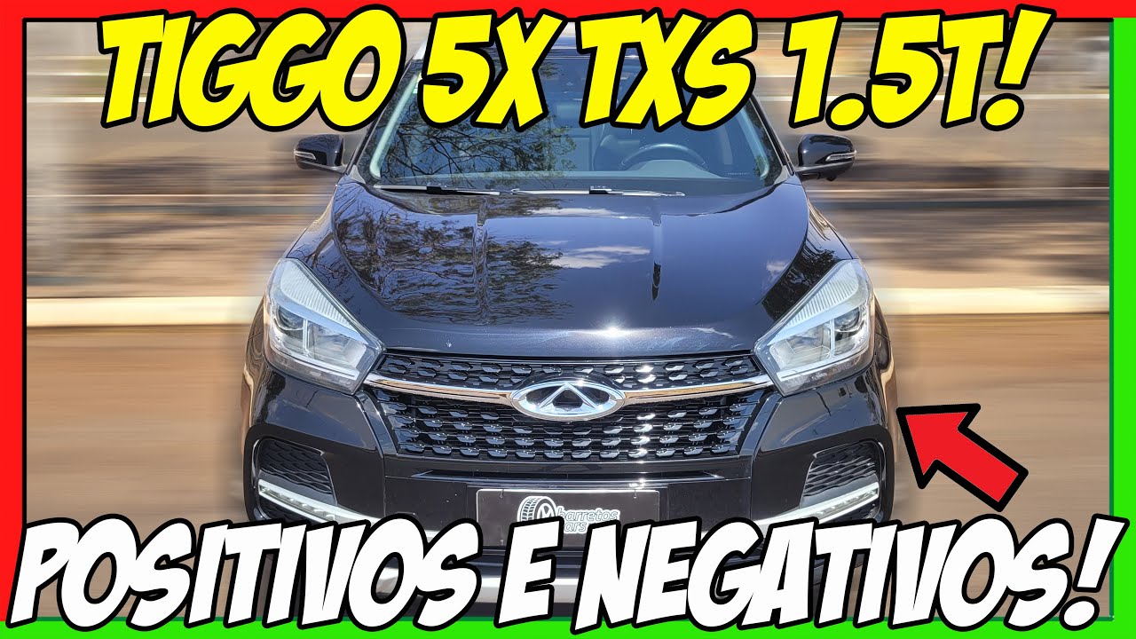 ✅TIGGO 5X 1.5 TURBO TXS 2022!😎Pontos POSITIVOS👍e NEGATIVOS👎e 0 a 100 km/h!