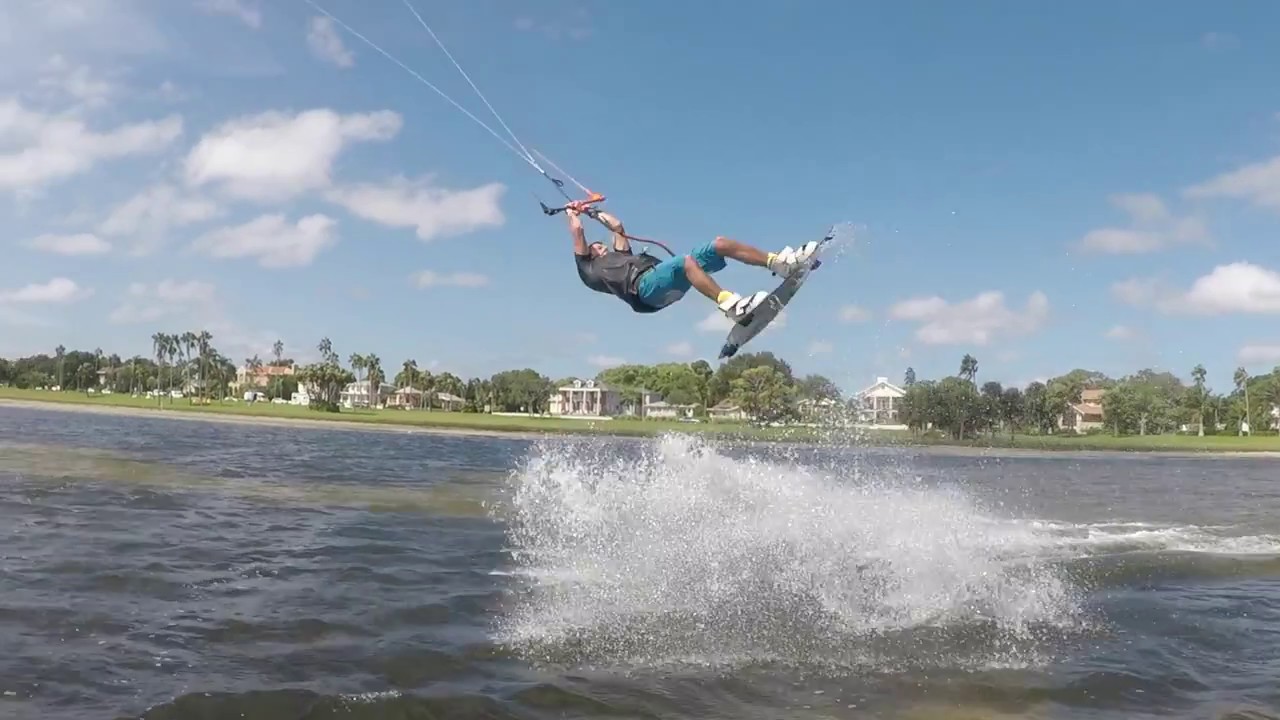 Kiteboarding Lassing Park - St Petersburg Florida