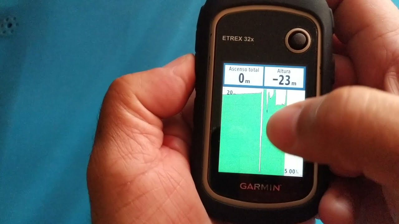 GPS Garmin Etrex 32x. Ver y configurar informacion del trayecto (Procesador de trayecto)