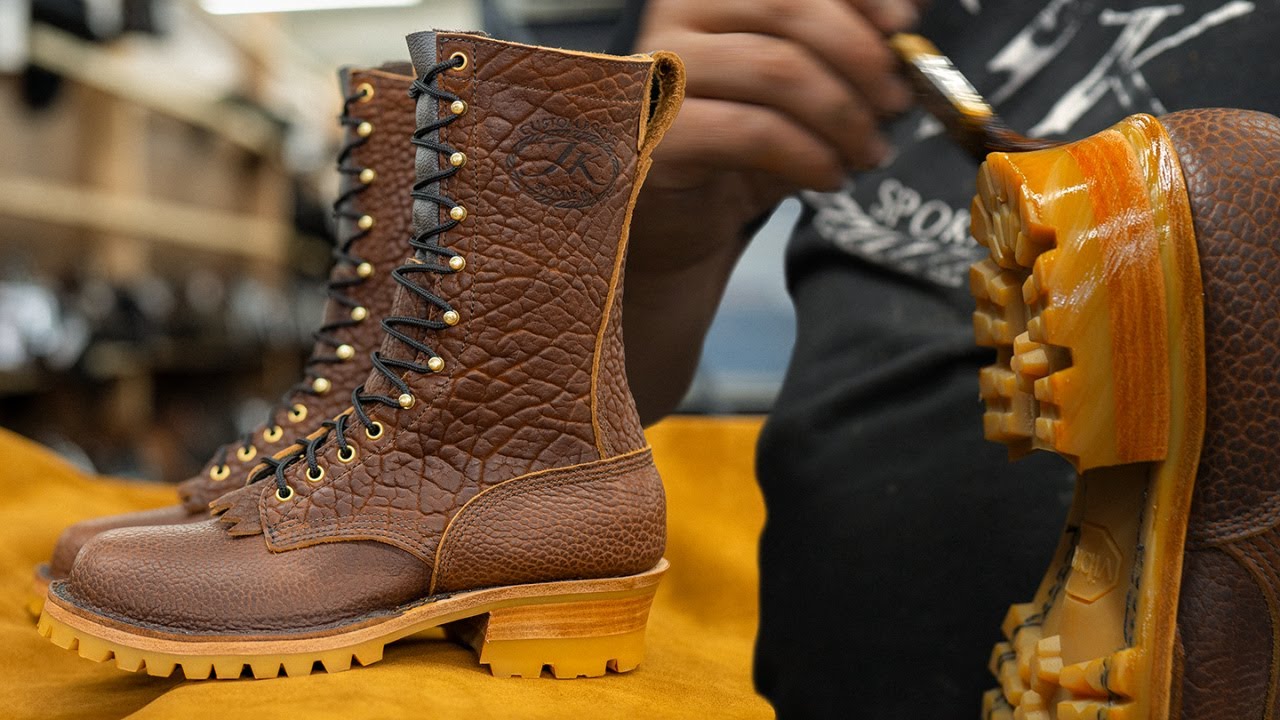 How Its Made - Bison Leather Work Boots | JK Boots