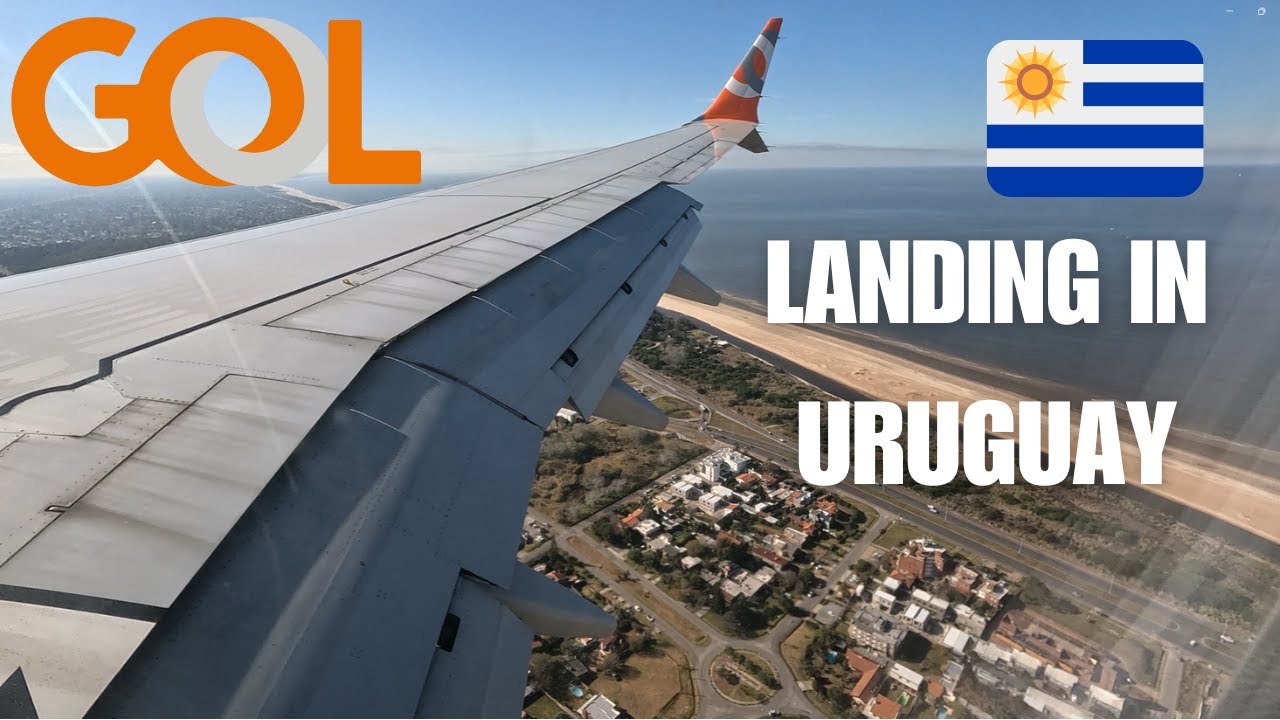 FLYING TO URUGUAY! GOL Boeing 737 MAX 8 landing in Montevideo