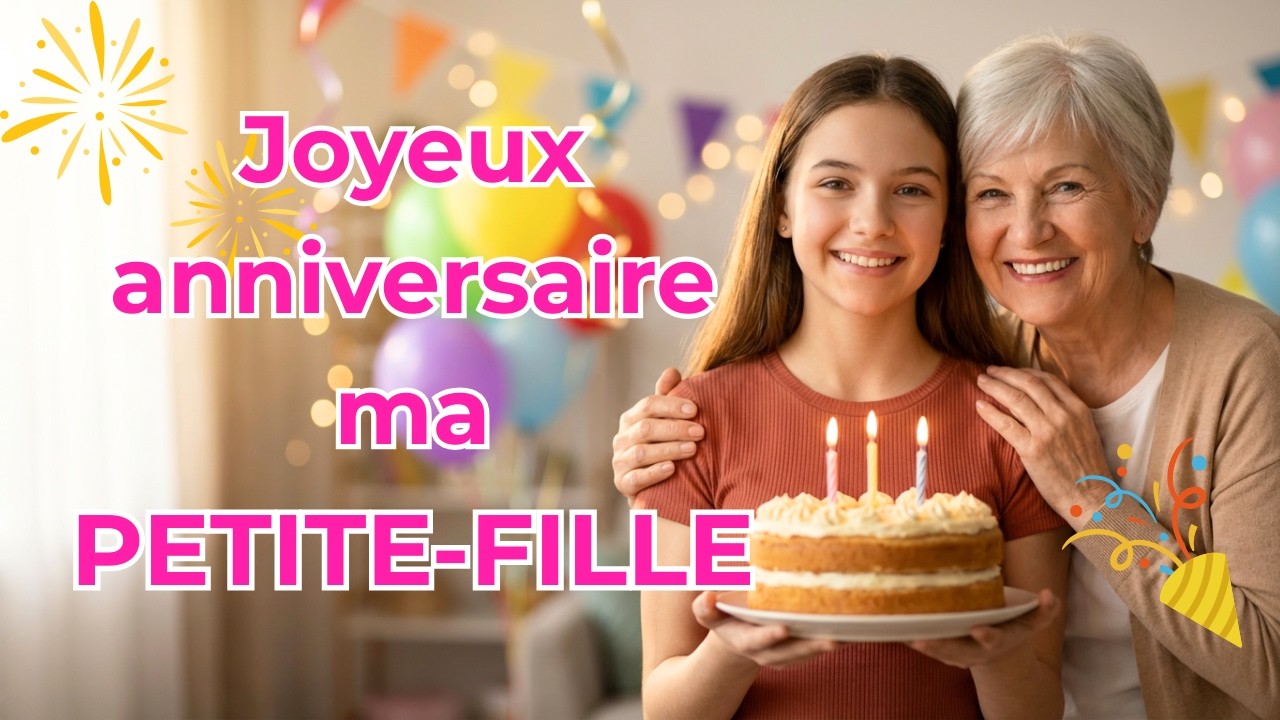 Pour Ma Petite-Fille : La Plus Belle Chanson d'Anniversaire 🎂❤️