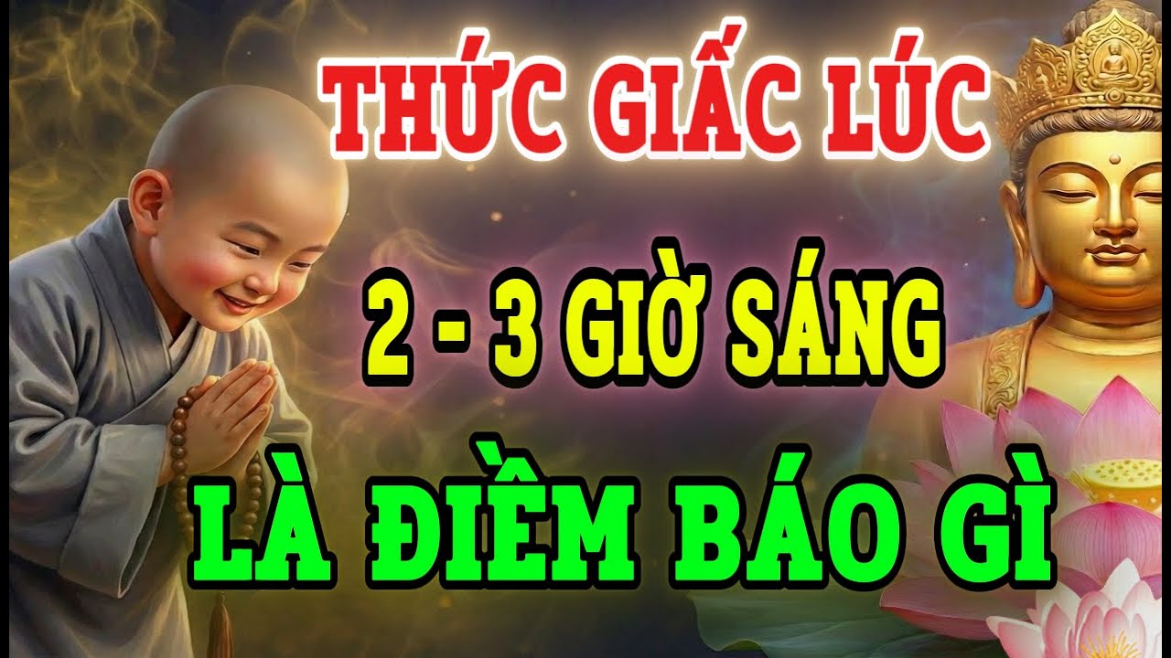 Phật Dạy: Thức Dậy 2–3 Giờ Sáng Là Điềm Gì? Nghe Pháp Này Để Hóa Giải Nghiệp, An Tâm, Ngủ Ngon