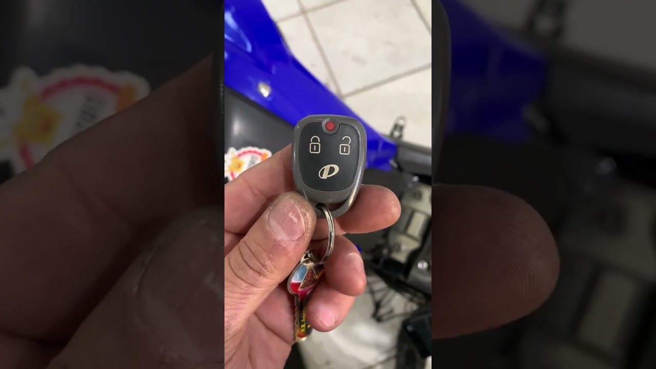 Como instalar alarme Pósitron Duoblock na Yamaha Lander e testar controle de presença.