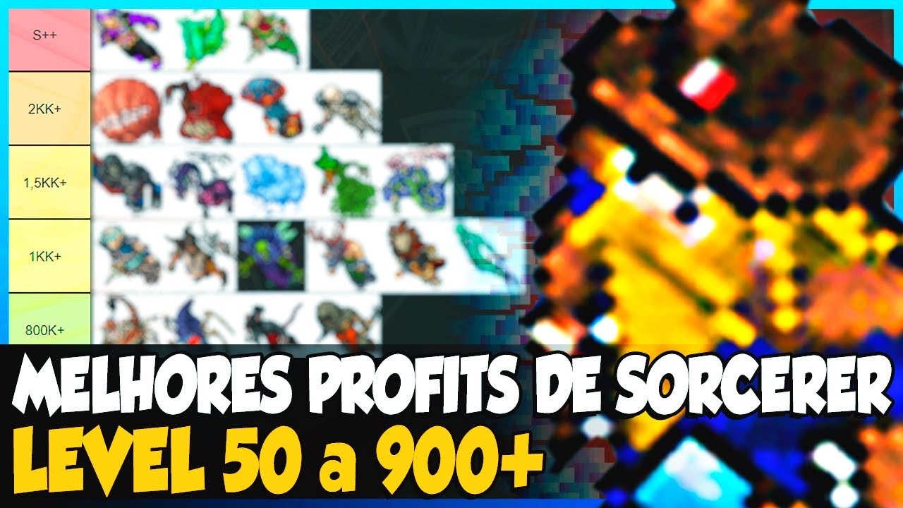 TOP 3 HUNTS PROFIT SORCERER DO LEVEL 50 AO 900+ NO TIBIA