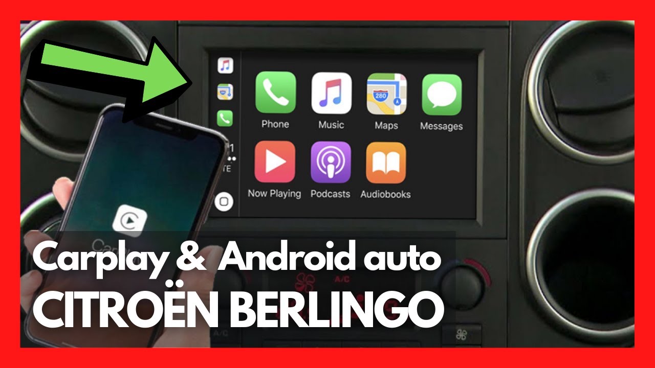 Carplay Android auto para CITROEN BERLINGO