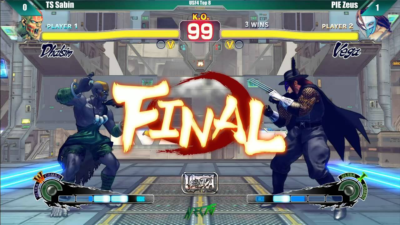 NEC15 - USF4 - Топ 8 - TS Sabin против PIE Zeus