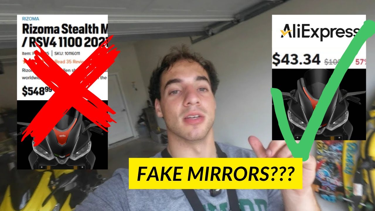 FAKE Rizoma Mirrors on Aprilia RS 660 (RIPOFF OR GOOD DEAL??)