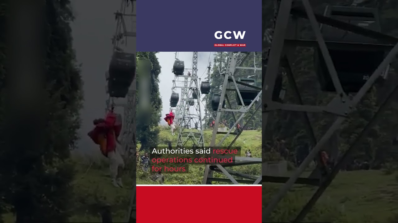Nearly 300 Tourists Rescued After Cable Cars Halt Mid-Air &mdash; Dramatic High-Altitude Operation