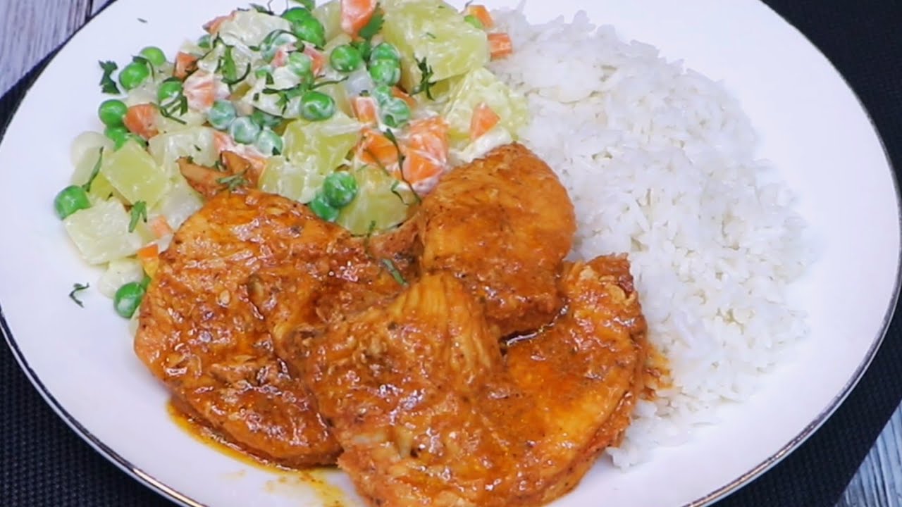 PAVITA A LA OLLA CON ENSALADA BLANCA | Receta Riquísima | Cocina Peruana | Sabor Peruano