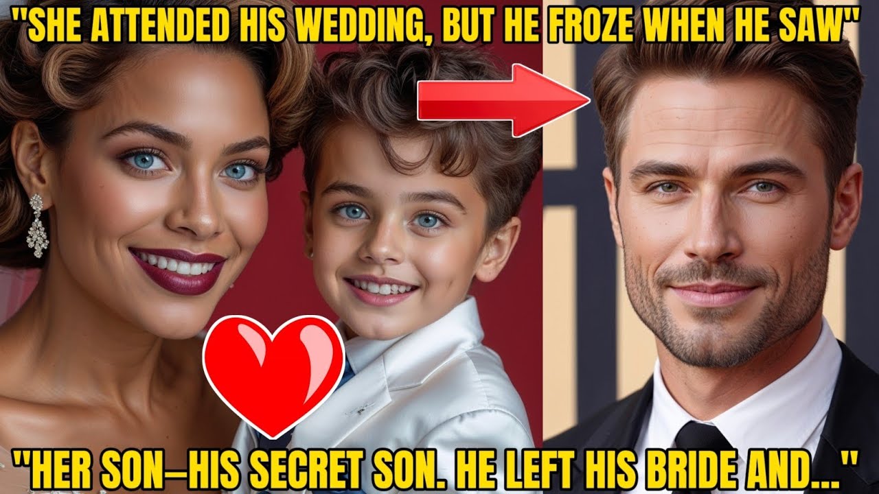 SHE ATTENDED HIS WEDDING, BUT CEO FROZE WHEN HE SAW HER SON—HIS SECRET SON. HE LEFT HIS BRIDE AND...