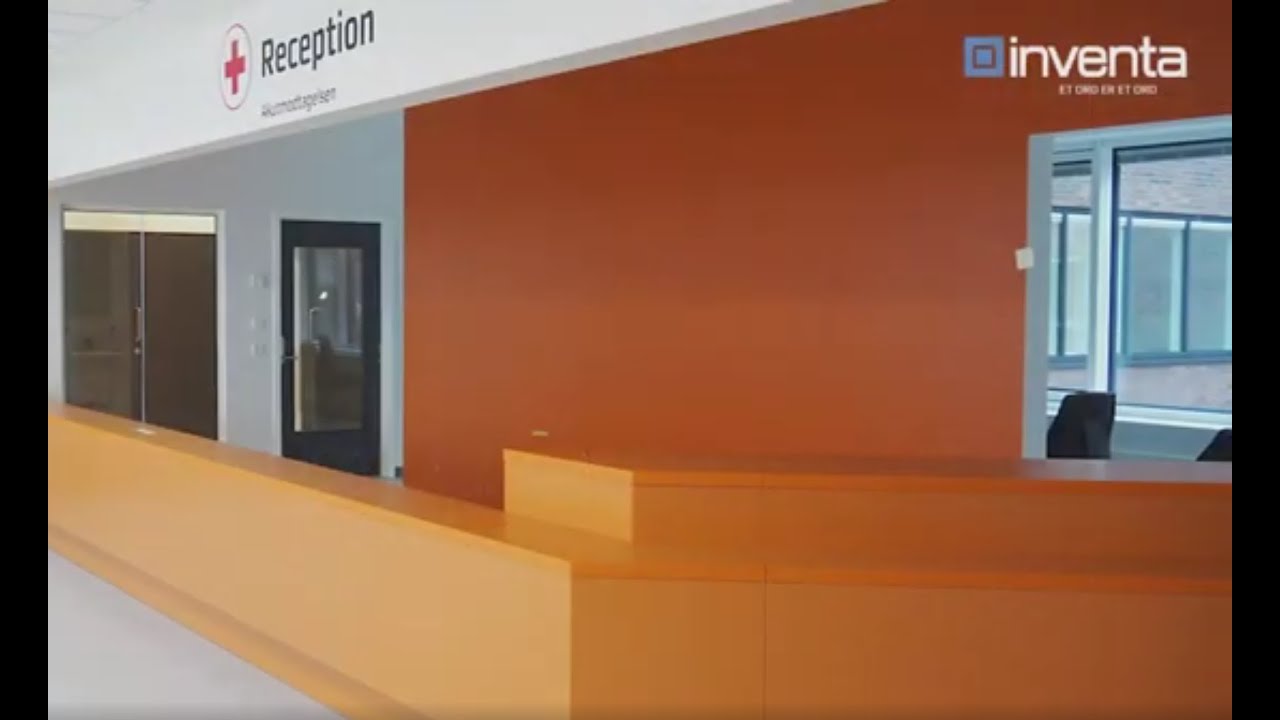 G&oslash;dstrup Sygehus: receptionsdiske fra id&eacute; til montering