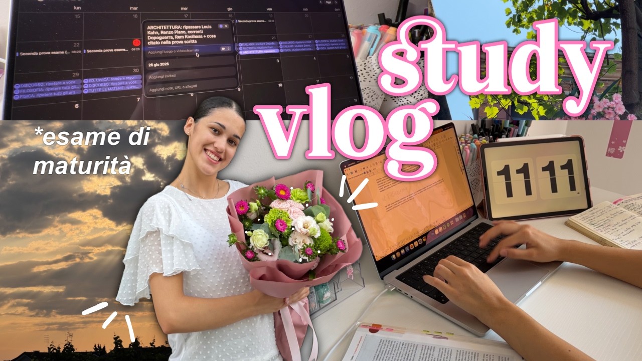 GRADUATION EXAMS STUDY WITH ME 📚🫪| productive study vlog as a high school senior