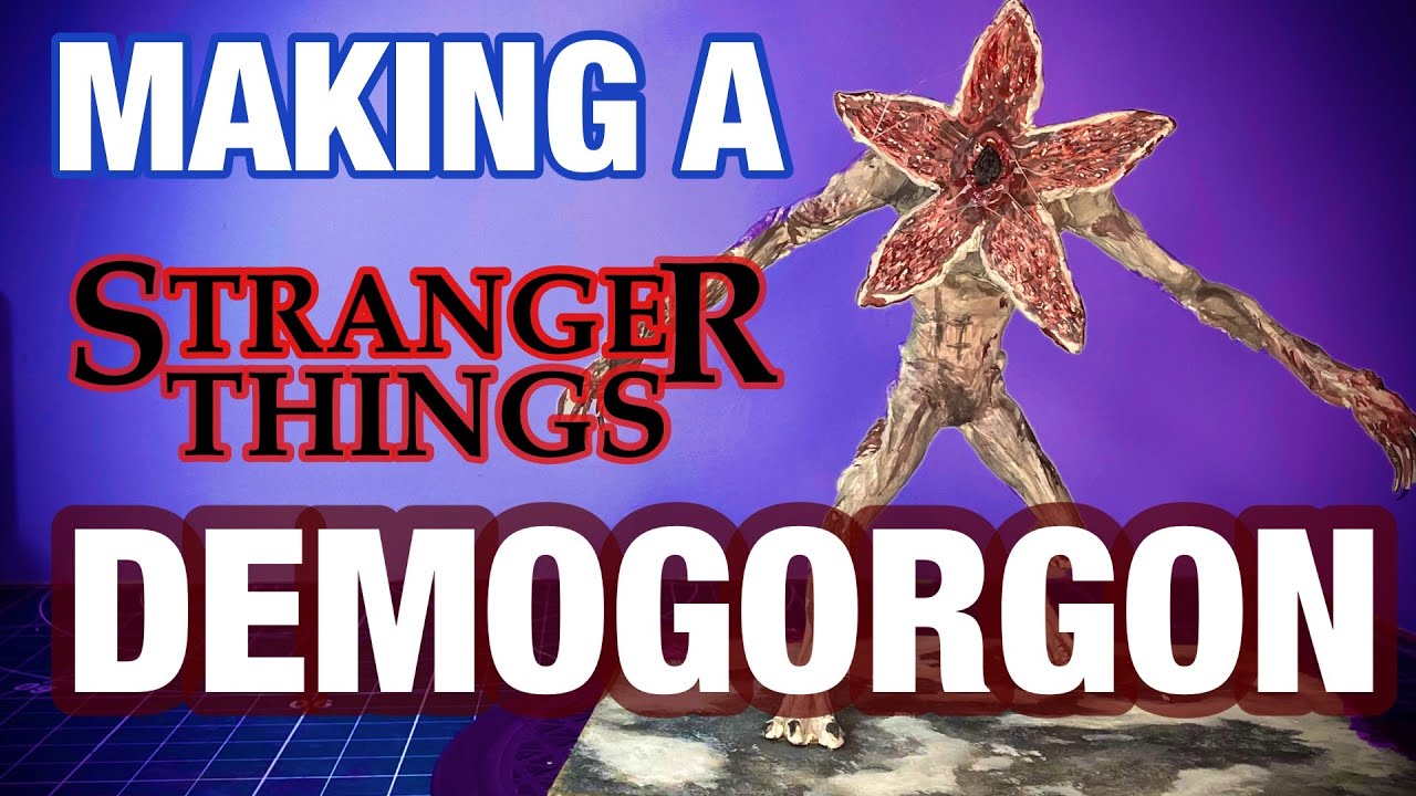 Making a DEMOGORGON - Stranger Things - Sculpting and Painting