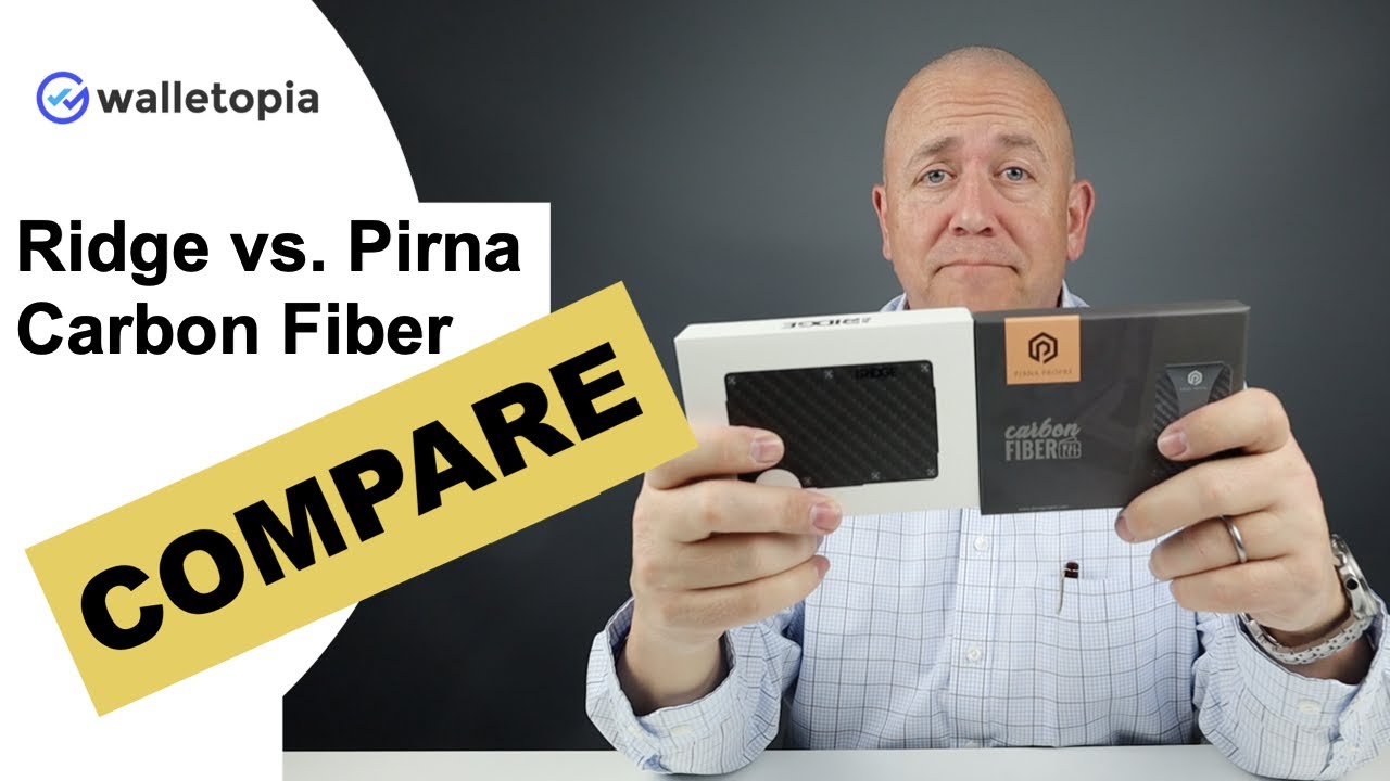 Разборка и сравнение кошельков Ridge и Pirna Carbon Fiber