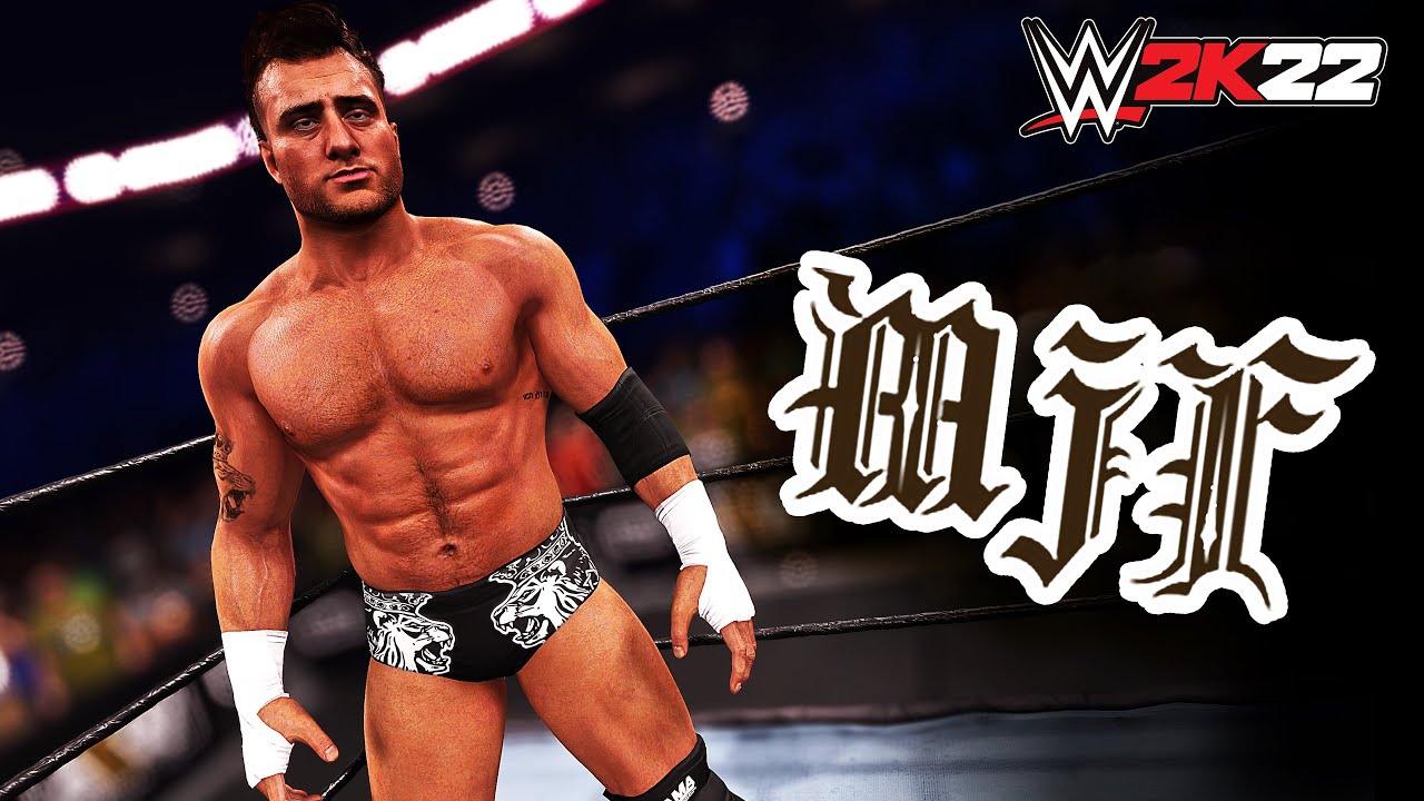 WWE 2K22: MJF Mod Showcase w/ Theme, Trons & AEW Arena | 4K Ultra HD